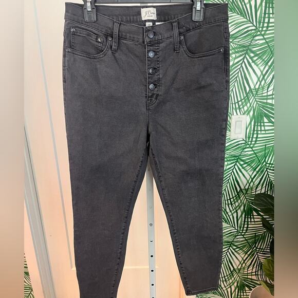 J. Crew Women’s Black 10” Toothpick 31 Petite - Picture 2 of 10